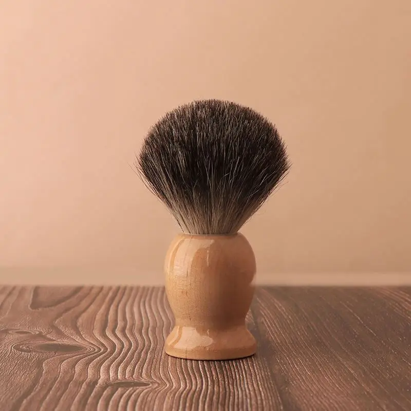 Wholesale Best Selling Solid Color Eco-Friendly Black Badger Wood Machines Industrial Wooden Brushes