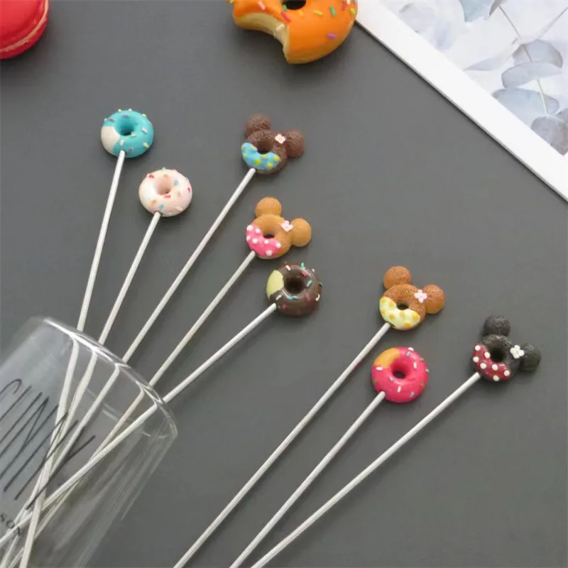 Bar creative mixer stick Milk tea coffee milk powder long handle stirring stick