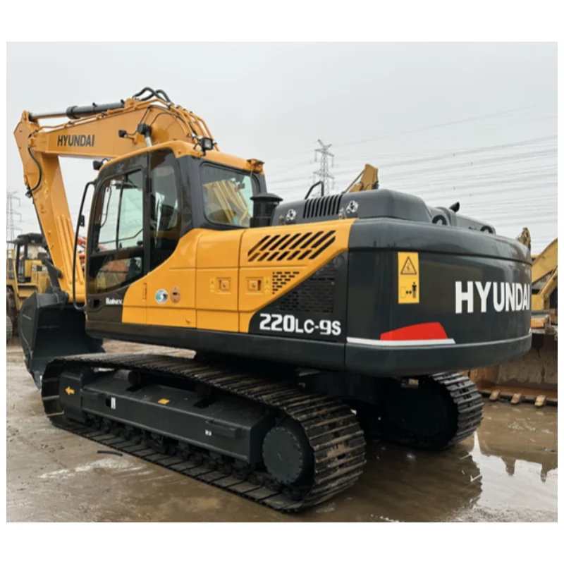 Secondhand Hyundai R220LC-9S Hydraulic Crawler Excavator Weight 22tons Original Korea 220lc-9s R220 Cheap for Sale R330 R300