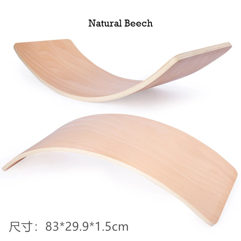 Montessori Teaching Aids Trainer Multi-functional Wooden Balance Board Fitness Wobble Board For Kids