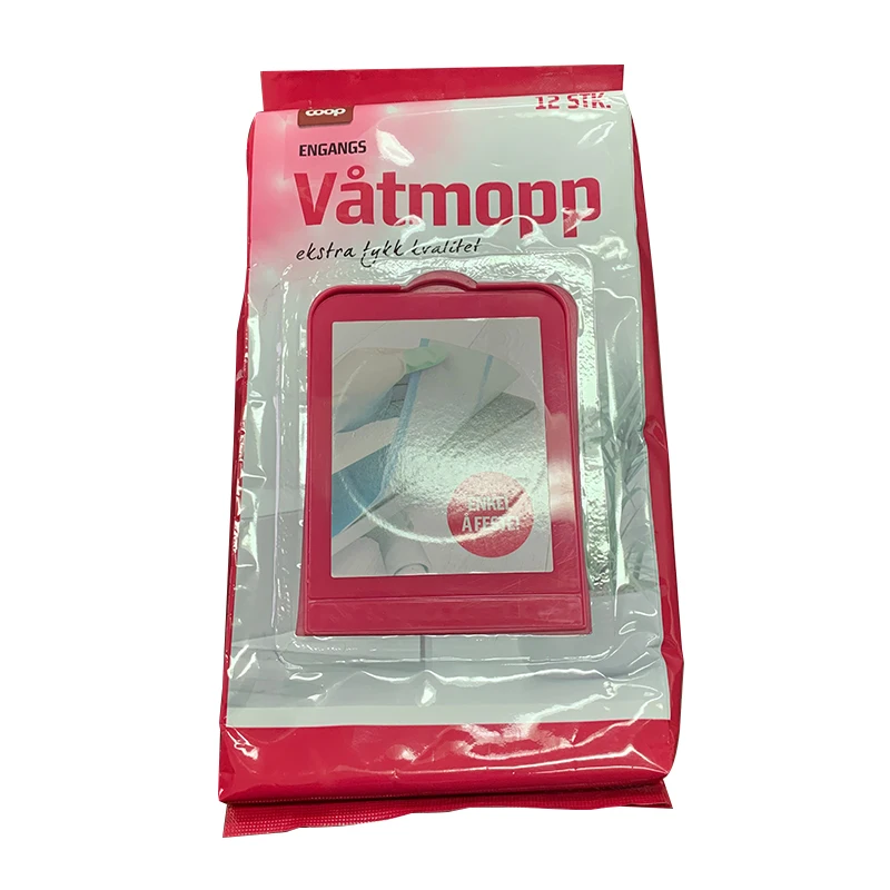 Disposable Non Woven Floor Mop Pads Replacement Cleaning Mop Pad Disposable Microfiber Mop Pad