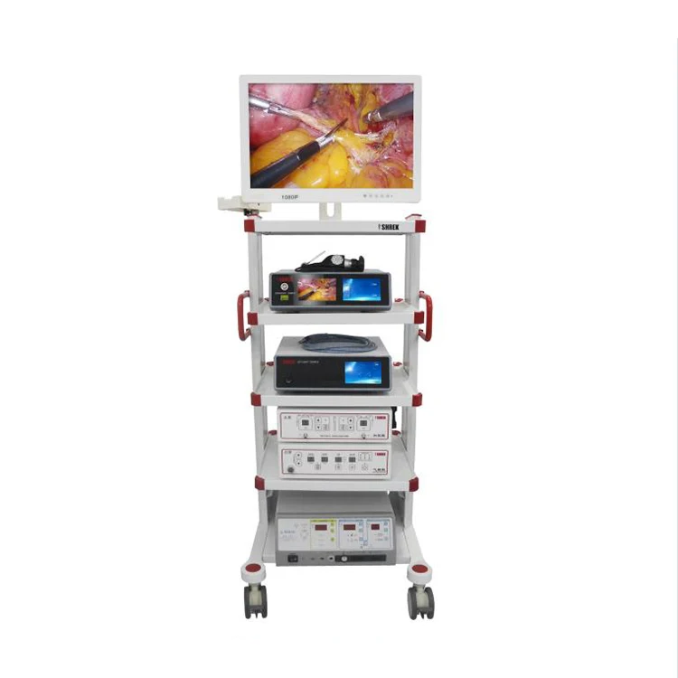 shrek Medical Rigid endoscopic system touch screen laparoscopic surgery tower