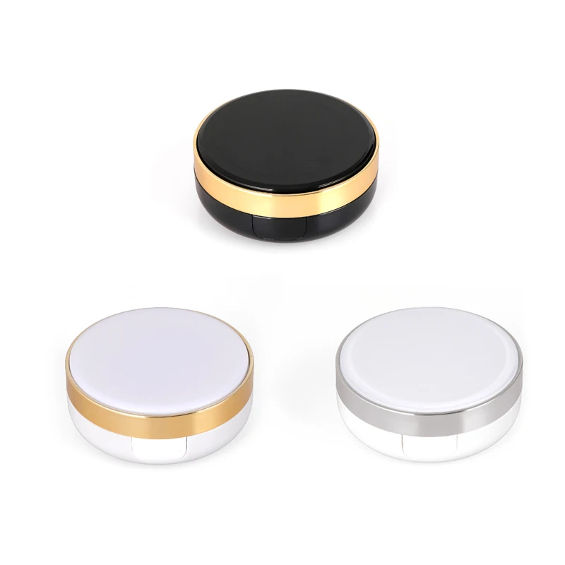 Ready to ship 15g fabric cover Empty Liquid Foundation Case Make-up BB Cream Air Cushion Box with puff and sponge