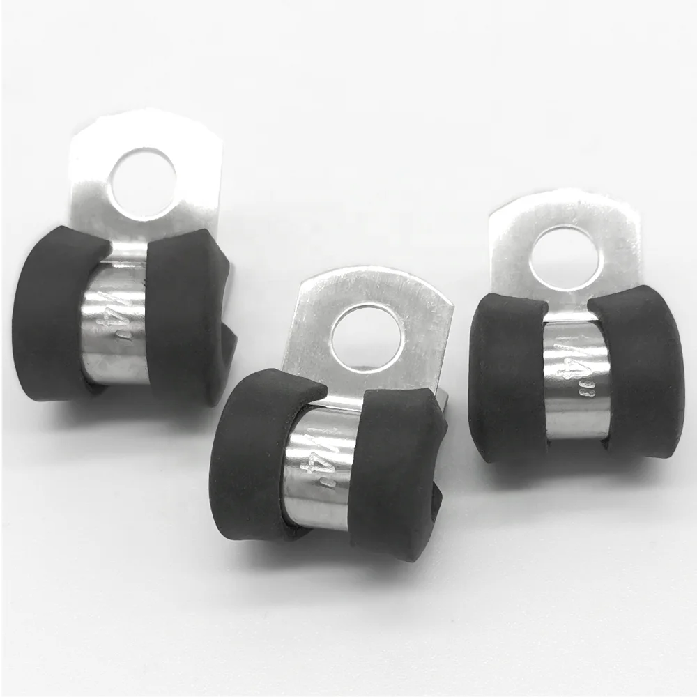 Width 12mm Diameter 40mm Big Strong P Clips Quick Locking Rubber Hose Clamps
