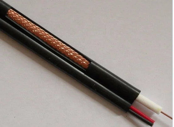 China Factory Direct Supply RG6 With Power Security  Camera Cable CCTV Coaxial RG6+2DC 305m