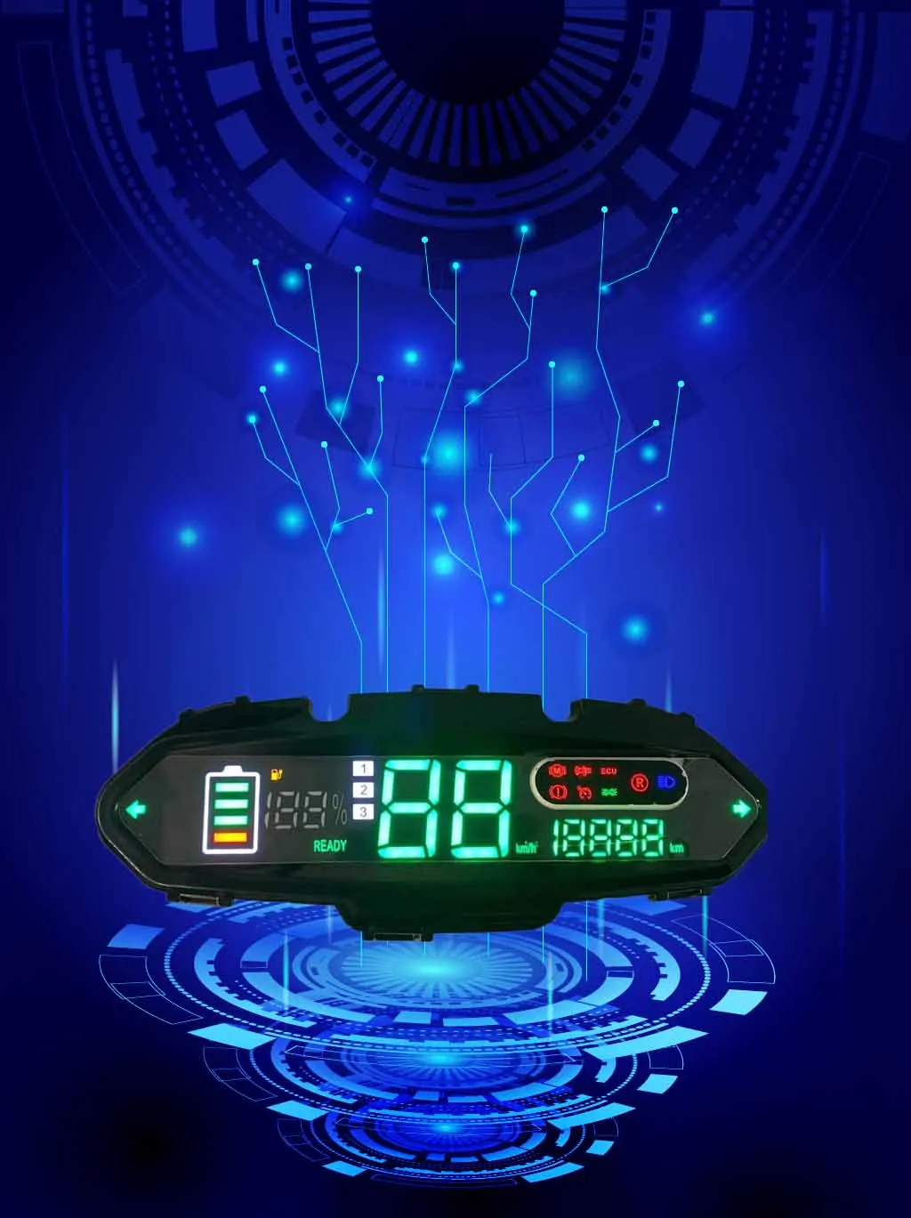 Long Term Partnership Electric Scooter Throttle Switch motorcycle digital speedometer digital