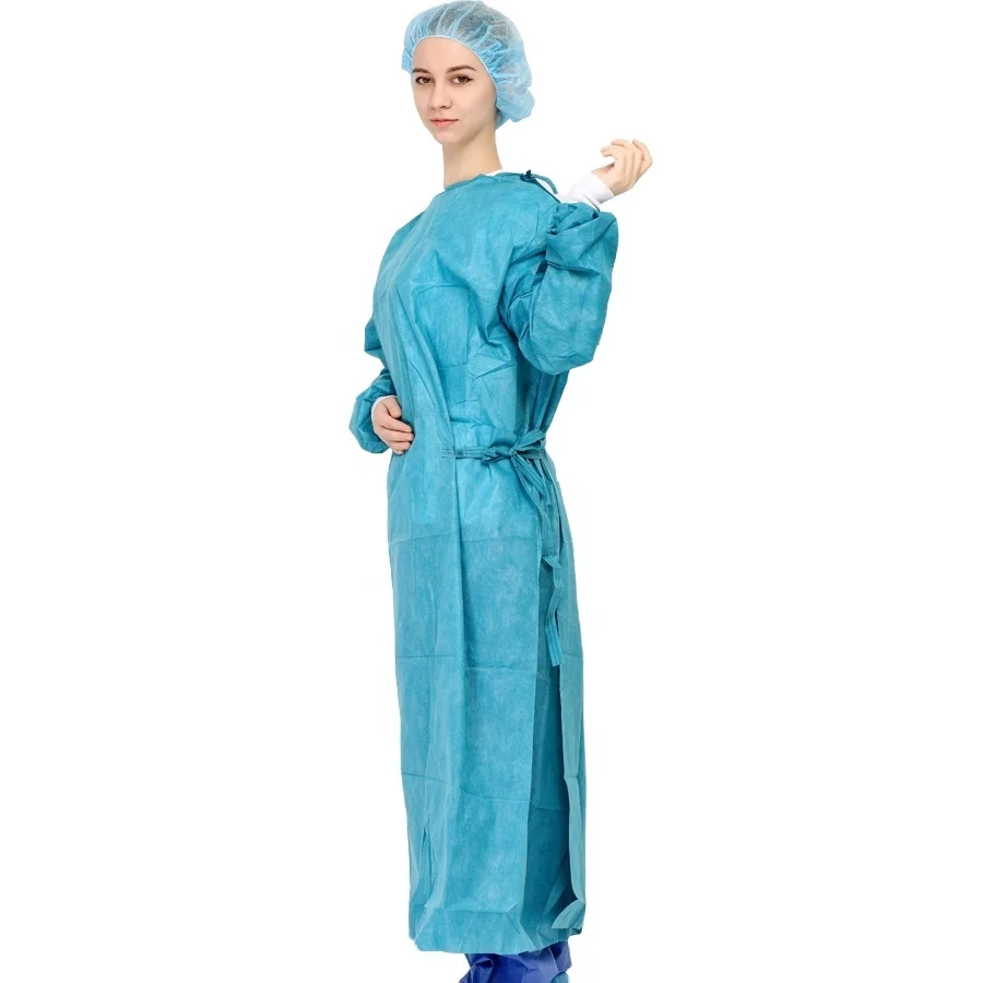 510k En13795 Reinforce Disposable Fabric Manufacturer Aami Level 4 Surgical Gown