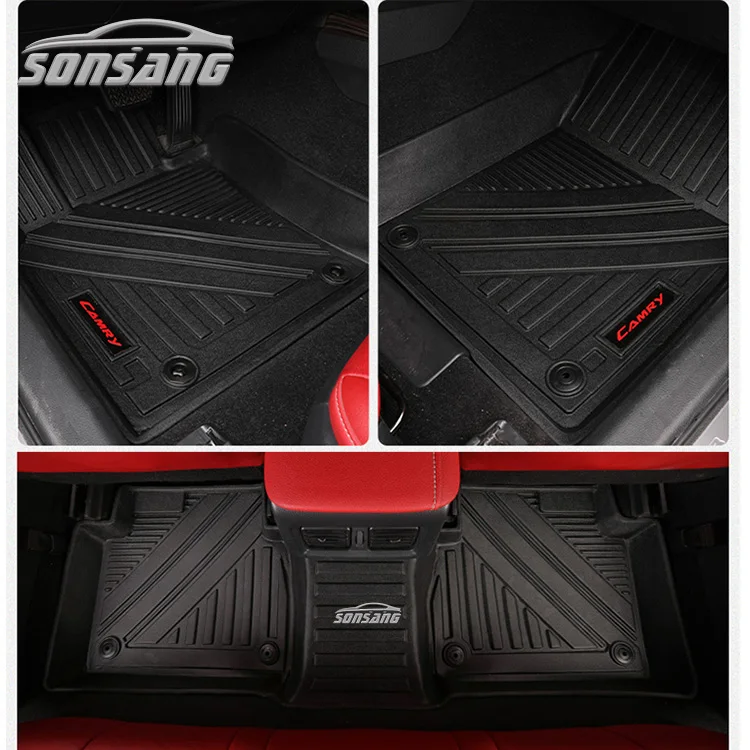 SONSANG RHD TPE Car Mats For TOYOTA TANK ROOMY Right Hand Drive TPE Car Foot Mat Carpet Car Rubber Mats