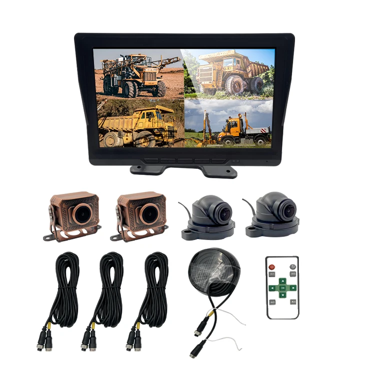 Blind Spot Detection BSD System Truck Side View Camera Monitor ADAS System Detect People Vehicle Nearby Alarm Collision Warning