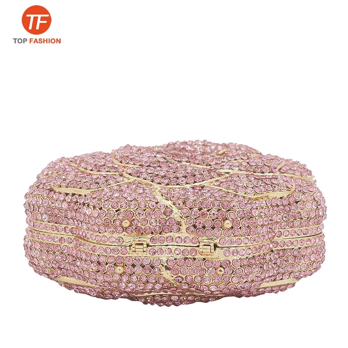 Китайский завод, оптовая продажа, роскошный клатч с кристаллами и стразами, вечерняя сумка, свадебный 3D ажурный кошелек с розами