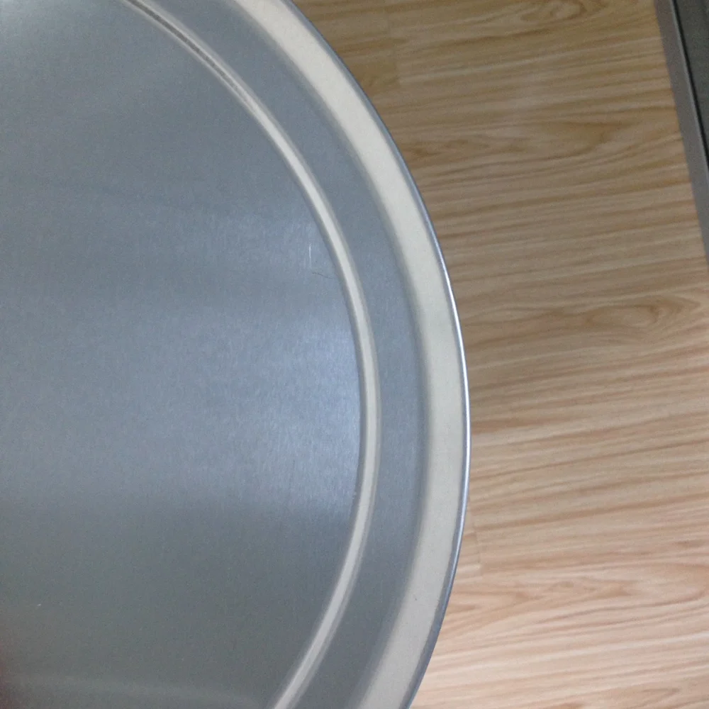 Food Grade 1060 Aluminum Alloy 32cm Pizza Pan Tray with Wide Rim