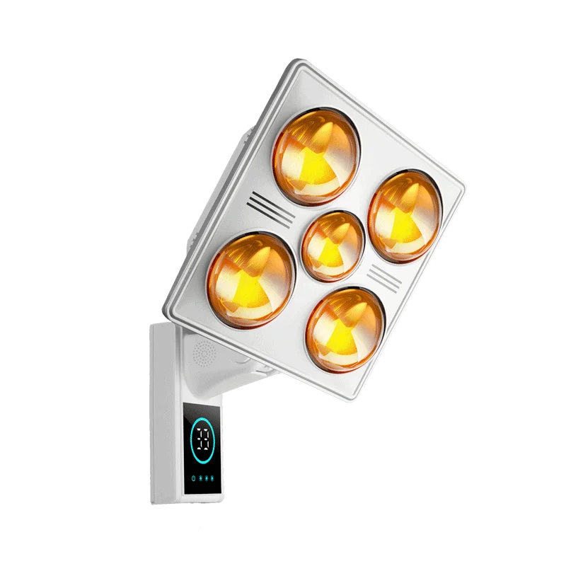 Customizable Portable Electric Infrared Heater Bathroom Use Energy-Efficient Card-Free Automatic PTC Controller Light Wave