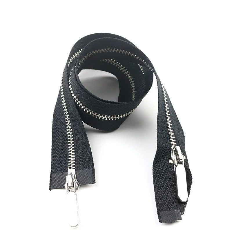 Хорошая цена Прямая поставка с завода #3 #5 #7 #8 Индивидуальные и оптовые двухсторонние Металлические молнии