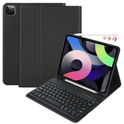 Wireless BT Keyboard for Ipad Air 4 Full Protection Auto Sleep Tablet Cover for Ipad Retail Box Silicon