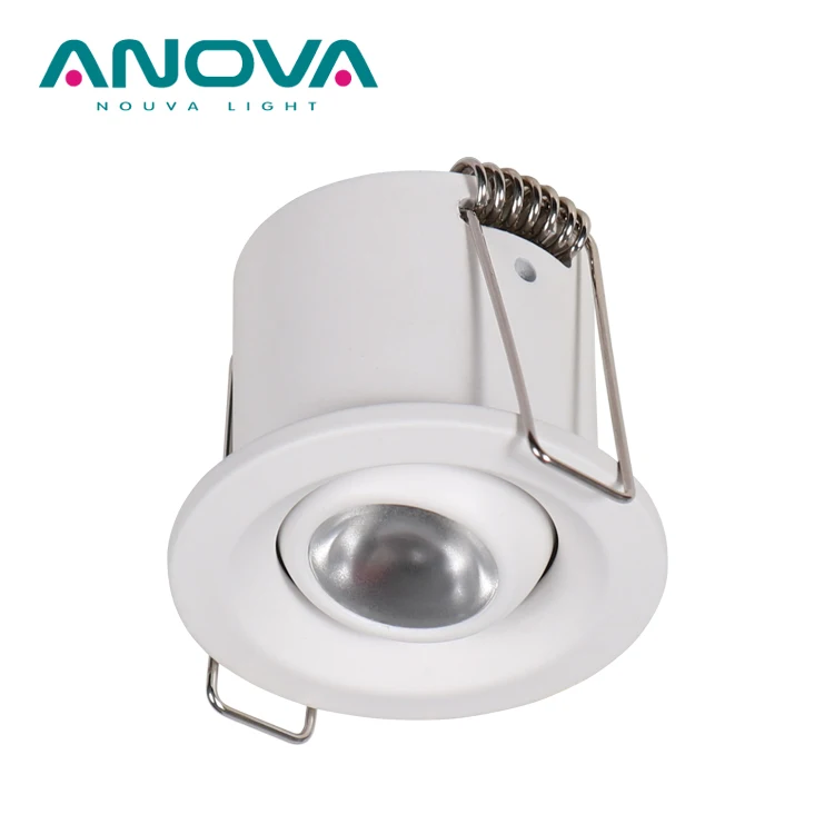 Small 360 rotating spot lamp 1 watt led light Aluminum hole 37mm recessed mini led spotlights