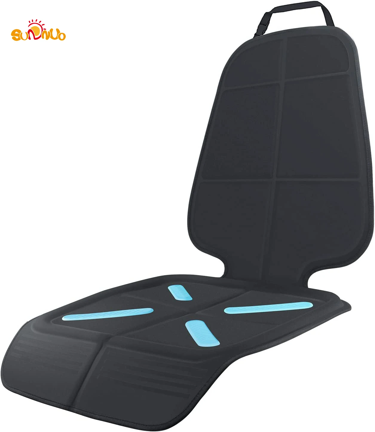 SUNNUO Car Seat Protector for Baby Child Car Seats Auto Seat Cover Mat for Under Carseat to Protect Automotive Vehicle Leather