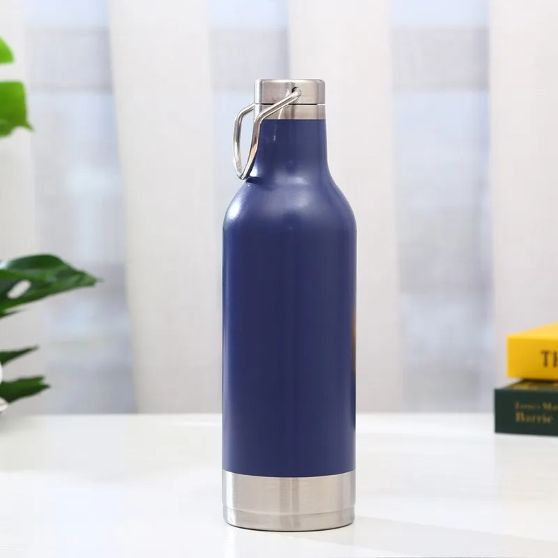 Factory Directly Supply 500ml Stainless Steel Double Layer Vacuum Flask Cup Portable Sports Water Bottle With Portable