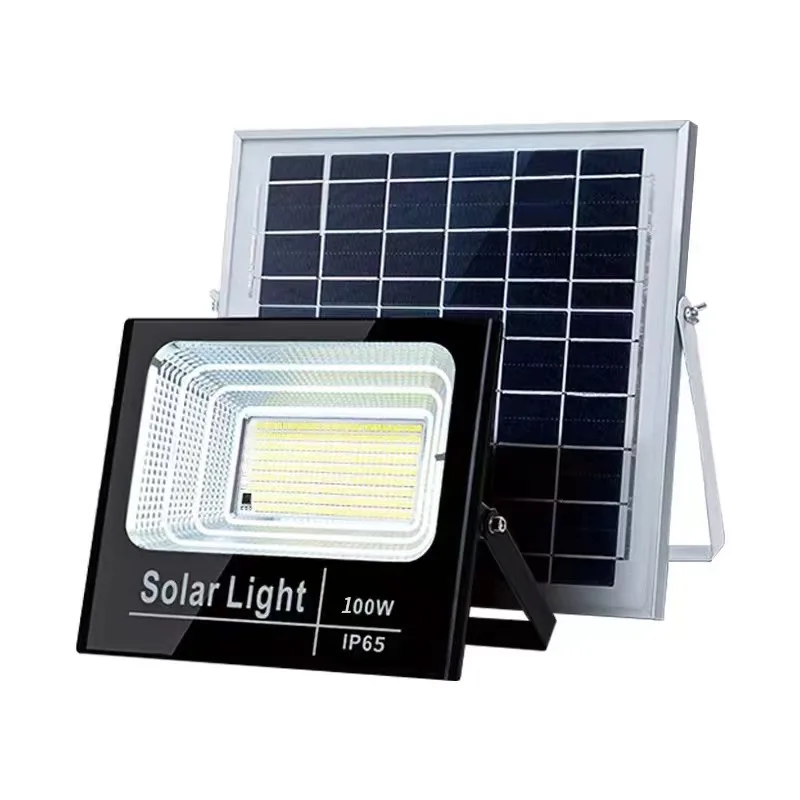 25W 40W 60W 100W 200W Solar Street Flood Light IP67 Waterproof Solar Flood Light With Remote Control
