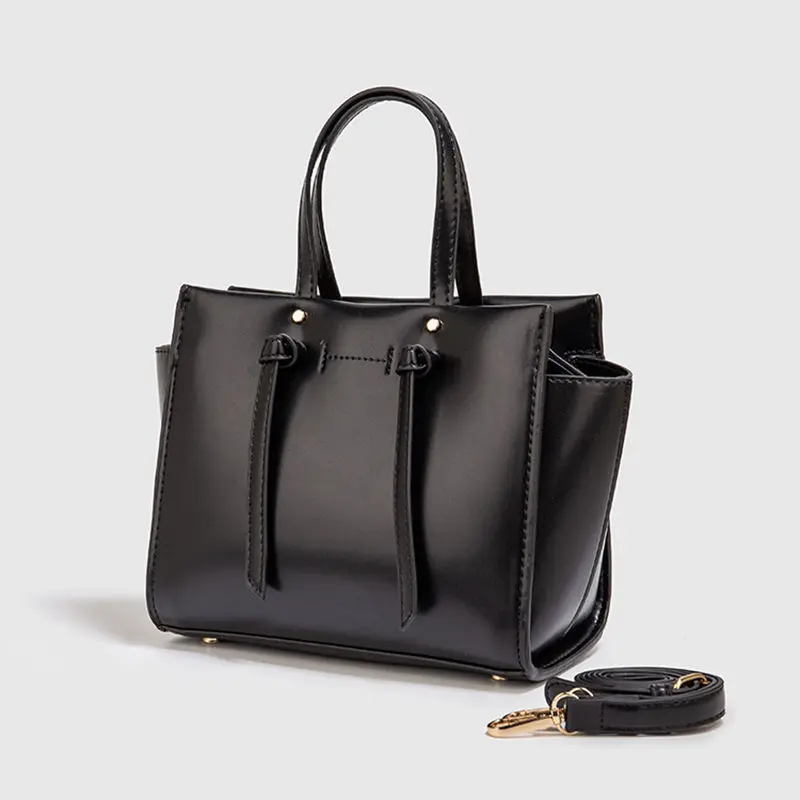 New Handbags 2024 Design Elegant Vegan Leather Strip Decoration Ladies Hand Bag Fashion Tote Bag Luxury Bags For Women