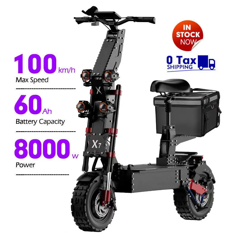 Склад X7 Eu US 72 В 8000 Вт 100 км/ч