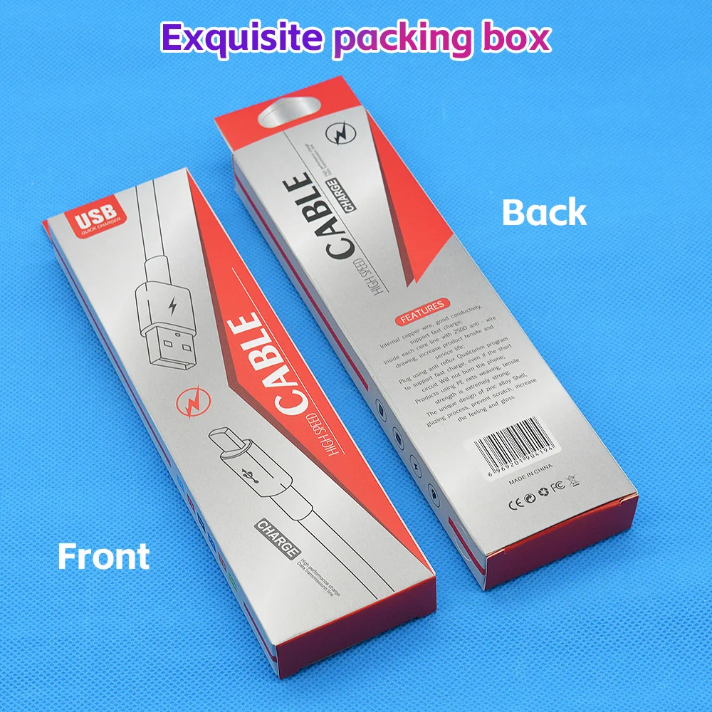 Hot Selling Pure Copper Nylon Braided Cable 1m/2m/3m Fast Charging Cables Type C Micro Port Data Cables