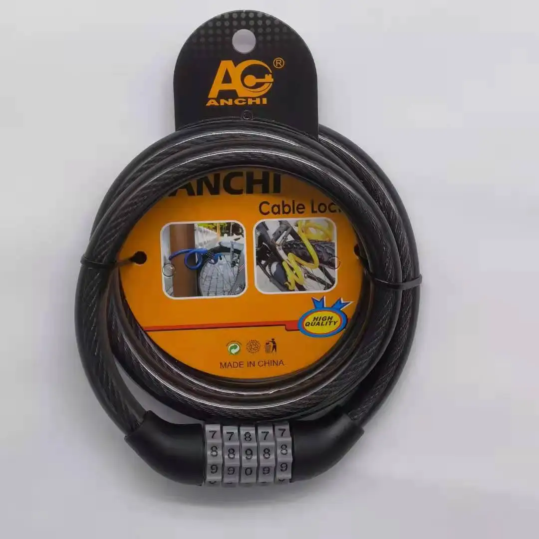 
Factory new product cheap chain lock safety outdoor lock bicycle password lock motorcycle password lock 