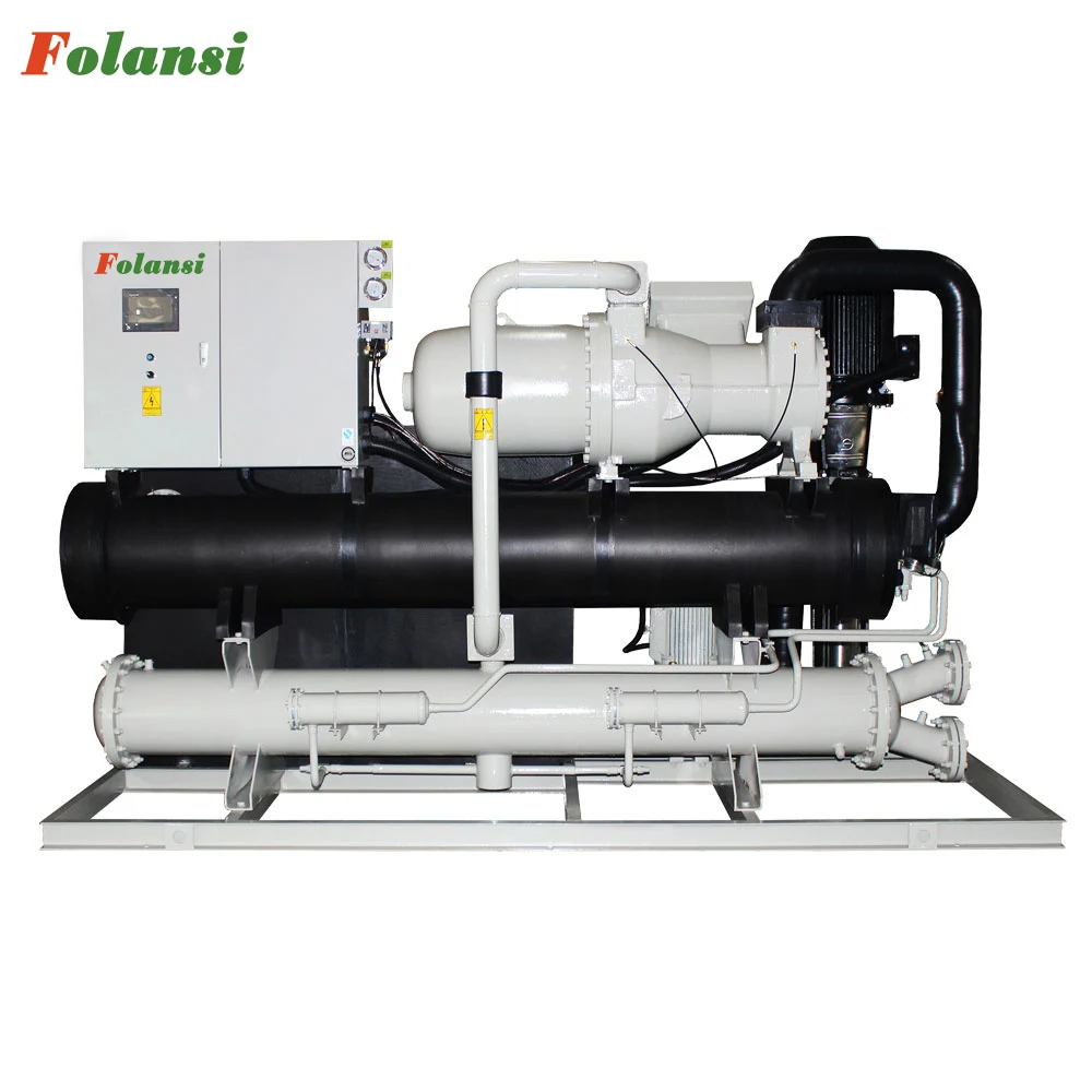 Energy saving screw compressor water cooled water chiller/Industrial screw type