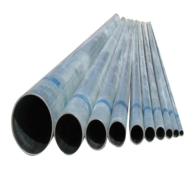 Scaffolding 2 inch black iron gi round pipe hot dipped galvanized carbon welded steel pipe for prices iron pipe 6 meter
