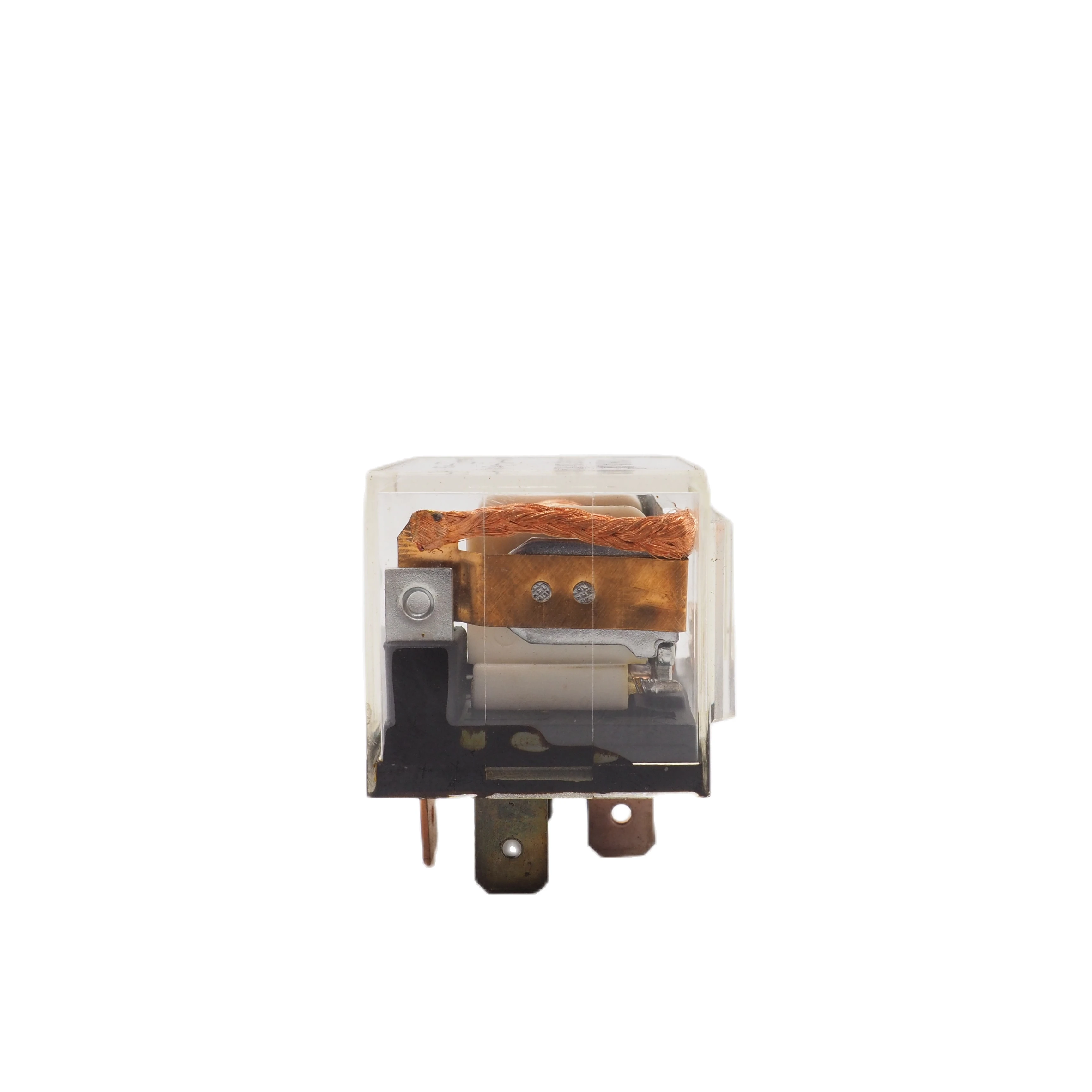 Transparent with LED Green Light 4 Pin 4P 80A Car Auto Relay 12V Automotive Waterproof Long Life for Vehicle
