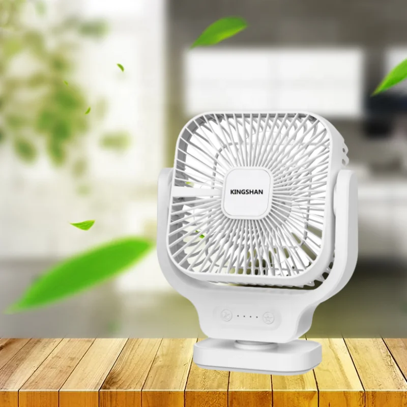 Tabletop 8 Inches Type-C Charging Mini Portable Table Desk Fan Office White Desktop fan