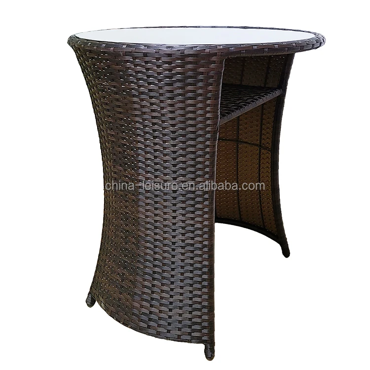 
Space Saving 3 Piece PE Poly Rattan Ratan ratten Home and Garden Furniture Outdoor Balcony Garden Patio Bistro Set 