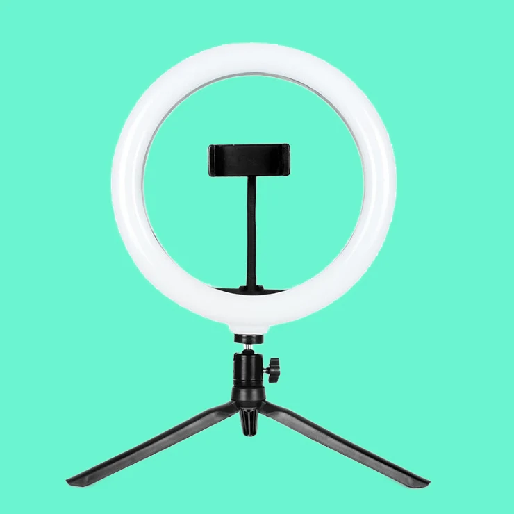 2021 popular cheap ring light for sale 10inch jinbei with Built-in Tripod