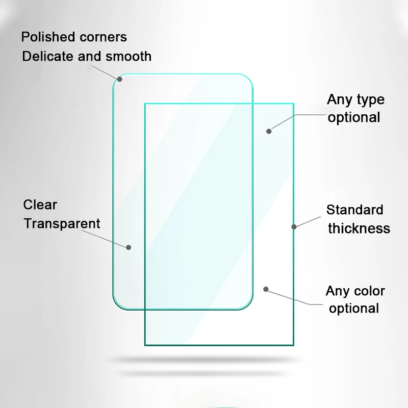 Colored Painted Glass Custom Factory Deep Processing Art Decorative Glass Blue Yellow Pink Green White