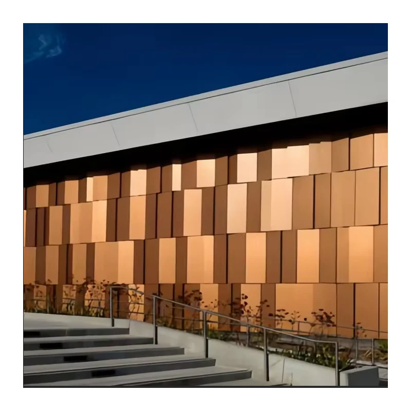 ACM Aluminum Metal Cladding Flexural Strength 100Mpa Impact Resistance 2.0J Fireproof ACP