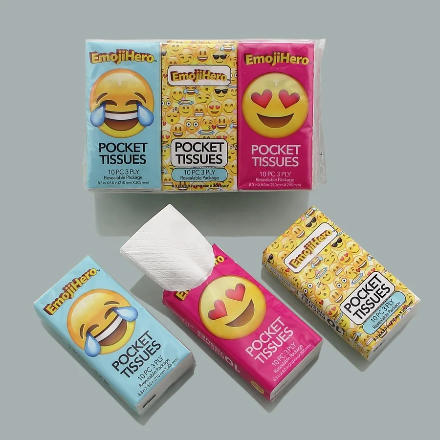 Facial pocket tissue Soft facial tissue