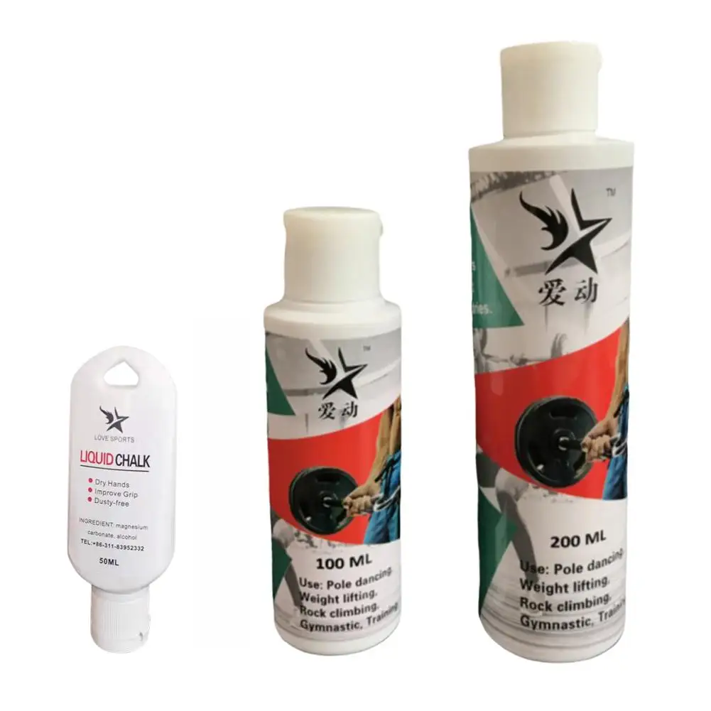 200mL Gymnastics Dry Hands Carbonate Dispenser Bulk Weight Lifting Gym Liquid Chalk