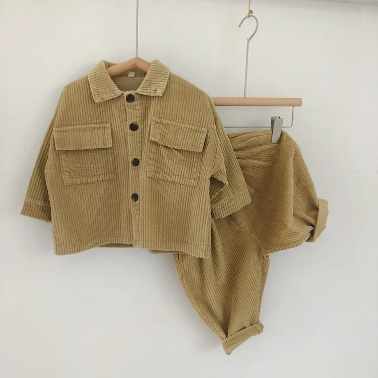 Boys and Girls Twist Knit Sweater Long Sleeve Cardigan + Shorts for Infants 2
