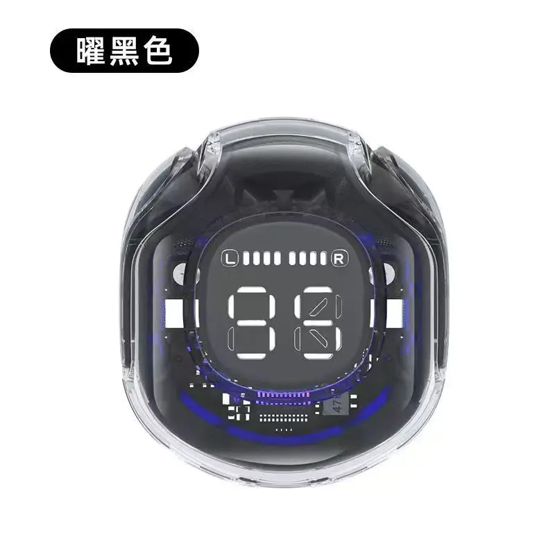 Transparent Crystal Active Noise-Cancellation Audifono Auriculare Wireless Headphone