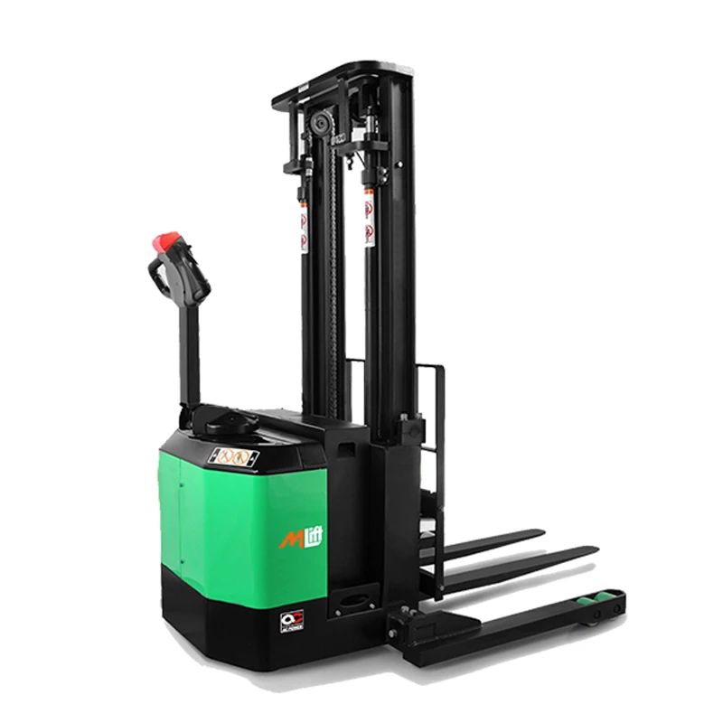 1200kg / 1500kg Electric Pallet Stacker Electrical Stacker Lifting Height 5m With Good Price