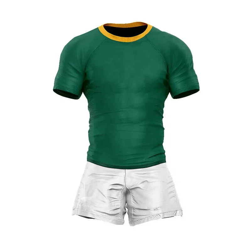 High Weight Wholesale Custom Made Sports Team Wear Short Sleeve Streetwear Rugby Jersey Men Sports Polo Rugby Uniform