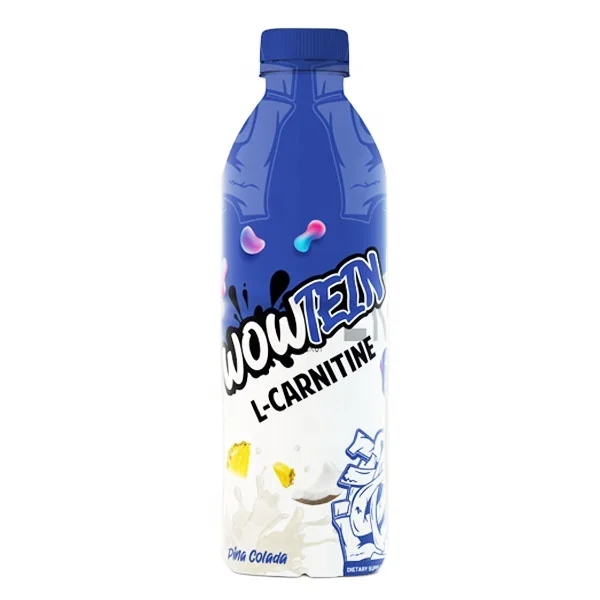 
High quality food supplement l-carnitine fat burner for weight loss and diet management Pina colada flavor 500ML by WOWTEIN 