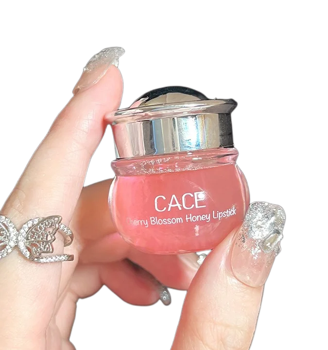 Cherry Blossom Honey Lip Balm Moisturizing Dry Lips Repairing Cracks Pink Tender Lips Lipstick