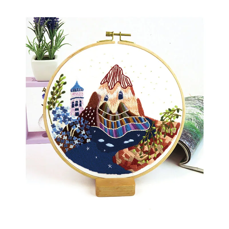 Xiurun деликатный 100% горячая Распродажа AMAZON diy Набор для вышивки стартовый комплект с инструкциями