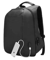 Custom Logo Nylon Men Mochila Escolar Office Back pack Waterproof School Bag Smart USB Charge Anti theft Laptop Backpacks Bag