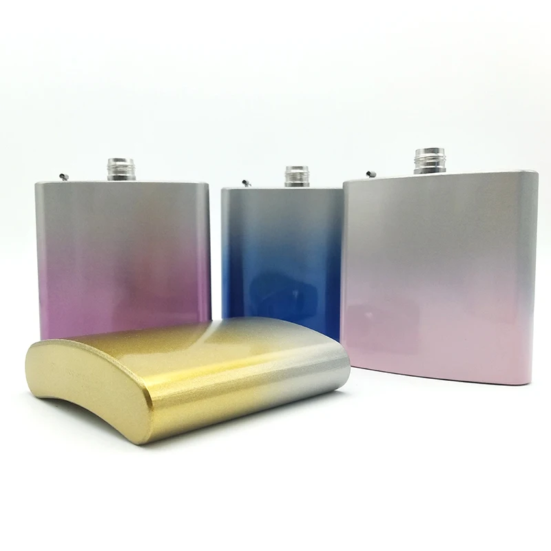 Food grade painting stainless steel portable whiskey custom jack daniels hip flask for men