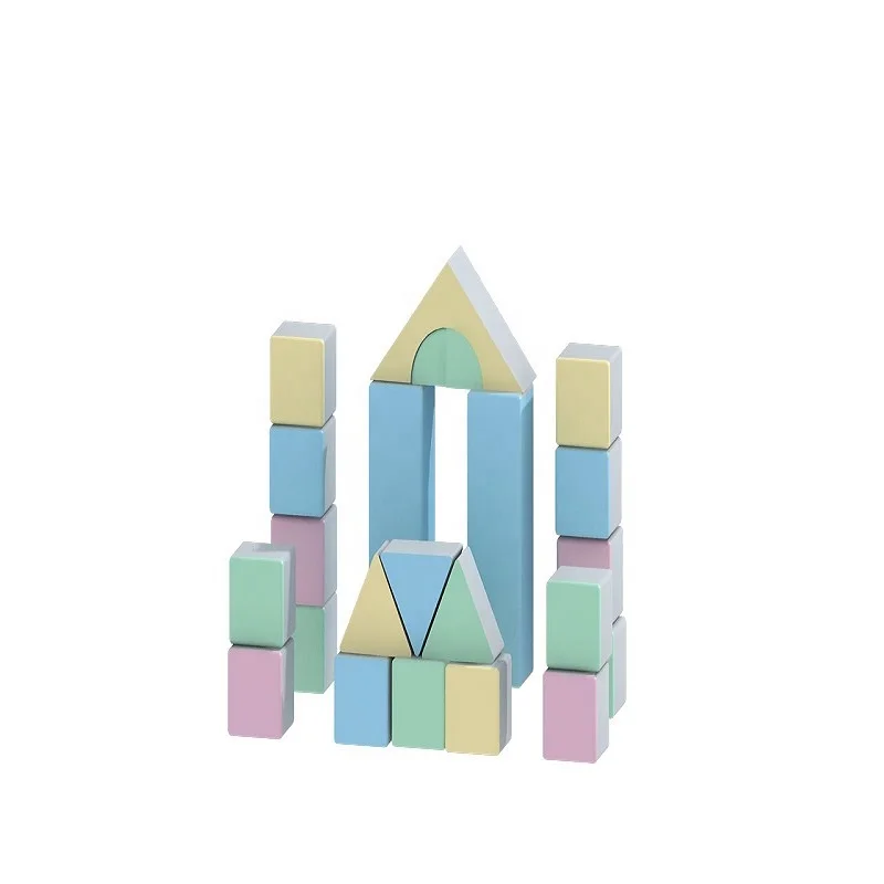 Creativity and colorful kids blocks combination kids soft indoor playground equipment