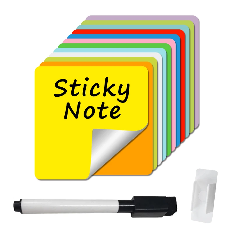 Wholesale Sticky Notes Pad Reusable Board Stickers Notepads Posits School Stationery Office Supplies