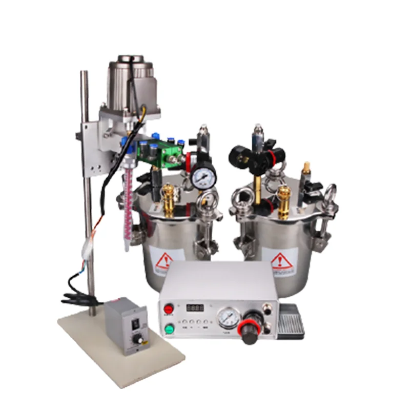 Semi-automatic Dynatic Ab Double liquid Mixing Glue Filling Machine Glue Dispensing Equipment