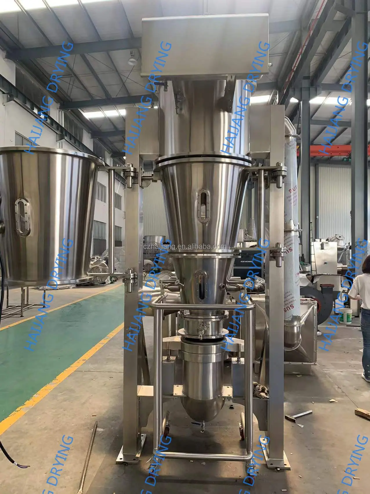 FL-Series Food Beverage Fluid Bed Dryer Pharmaceutical Fluidized Bed Granulator