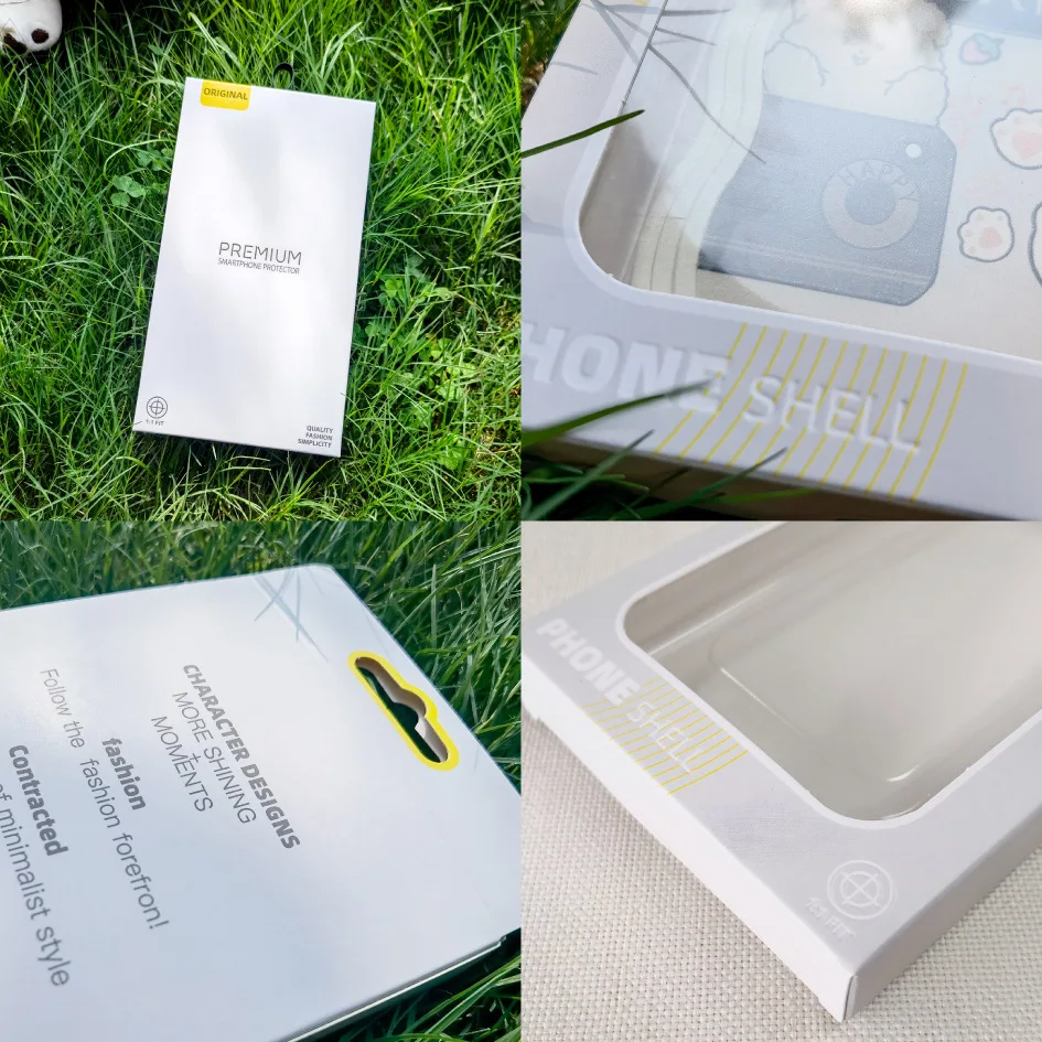 Wholesale YTX-01 Custom Mobile Phone Case Packaging Box With PVC Window Custom Logo Printing Box